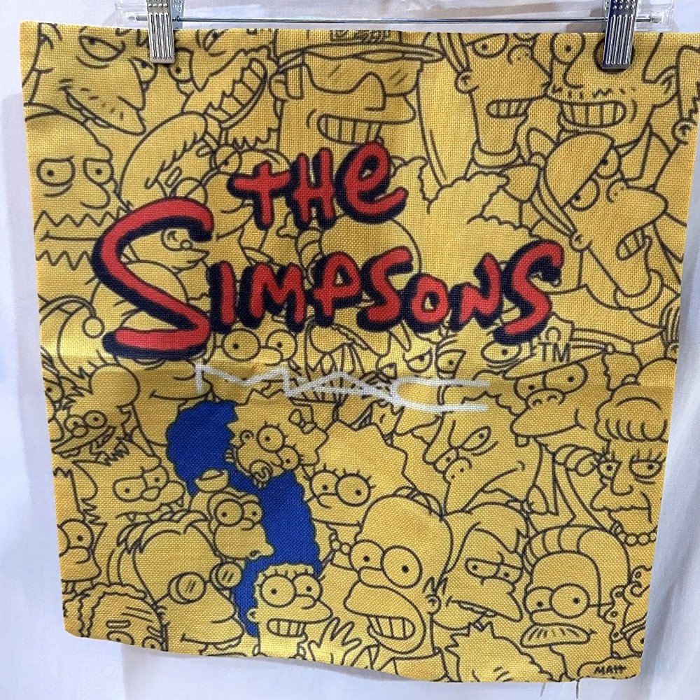 Pair of The Simpsons Pillow Covers Cushion Covers Polyester Square 17" x 17"